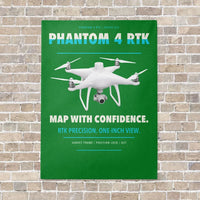 Thumbnail for DJI Phantom 4 RTK vertical canvas print - no frame - green background