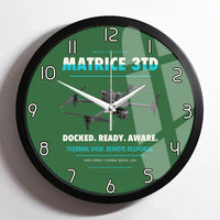 Thumbnail for DJI Matrice 3TD design on green framed wall clock