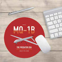 Thumbnail for MQ-1B Predator design on red round mouse pad