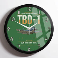 Thumbnail for TBD-1 Devastator design on green framed wall clock