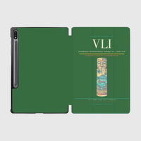 Thumbnail for Bauerfield International Airport (VLI) design on green samsung tablet tablet case