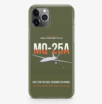 Thumbnail for MQ-25A STINGRAY design on green army magsafe iphone case, for iPhone Pro Max