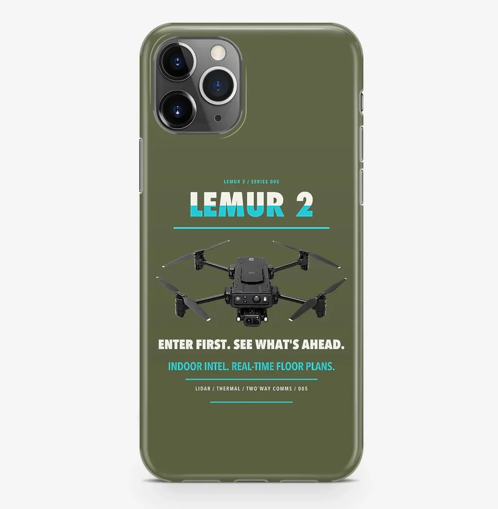 BRINC LEMUR 2 Case ProMax design on green army iphone case promax