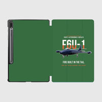 Thumbnail for F6U-1 Pirate Fire Built in the Tail design on green samsung tablet tablet case