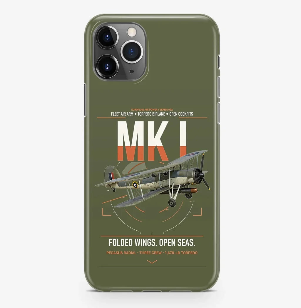 Fairey Swordfish Mk I design on green army magsafe iphone case, for iPhone Pro Max