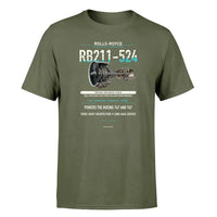 Thumbnail for RB211-524 design on green army single side