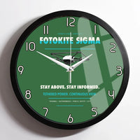 Thumbnail for Fotokite Sigma design on green framed wall clock