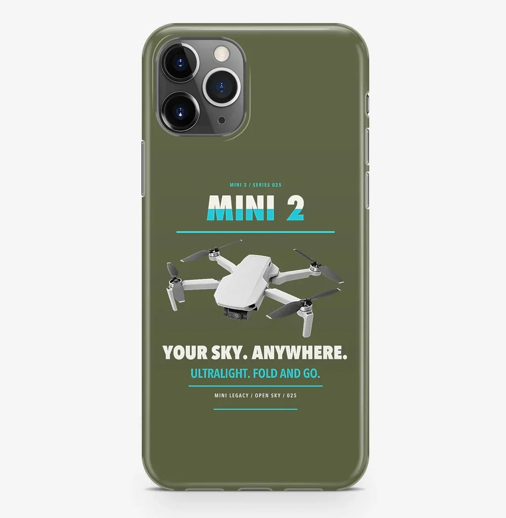DJI Mini 2 Case ProMax design on green army iphone case promax