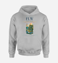 Thumbnail for Flores Airport (FLW) design on light gray hoodie single-side print