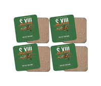 Thumbnail for SPAD S.XIII C.1 design on green 4 pieces set coaster