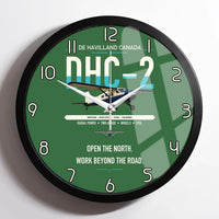 Thumbnail for DHC-2 Beaver Mk I design on green framed wall clock