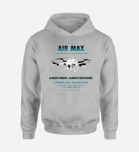 Thumbnail for Percepto Air Max design on light gray hoodie single side