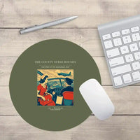 Thumbnail for VINTAGE G4481 - The County Nurse Rounds - Designed Mouse Pads design on greenarmy round