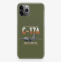 Thumbnail for C-17A Globemaster III design on green army magsafe iphone case, for iPhone Pro Max