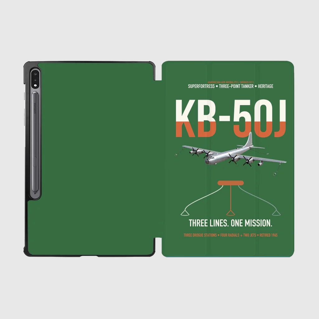 KB-50J Superfortress design on green samsung tablet tablet case