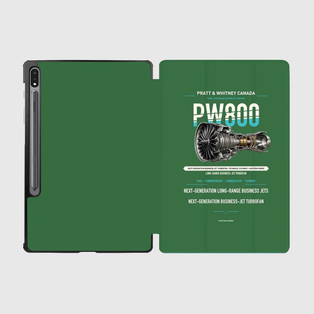 PW800 design on green samsung tablet tablet case