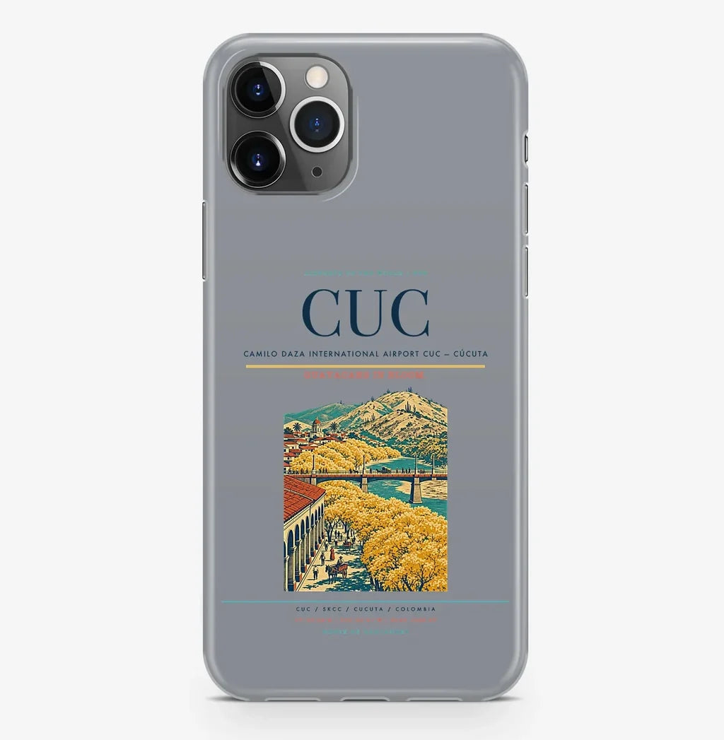 Cúcuta Airport (CUC) design on gray iPhone 16 Pro MagSafe case