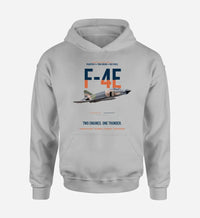 Thumbnail for F-4E PHANTOM II design on light gray hoodie single side
