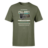 Thumbnail for CF6-80E1 design on green army single side