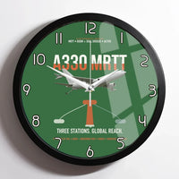 Thumbnail for Airbus A330 MRTT design on green framed wall clock