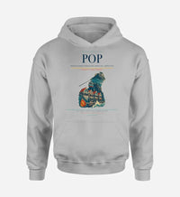Thumbnail for Gregorio Luperón International Airport (POP) design on light gray hoodie single-side print