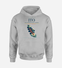 Thumbnail for Hilo International Airport (ITO) design on light gray hoodie single-side print