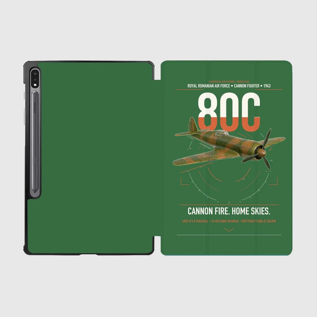 IAR 80C design on green samsung tablet tablet case
