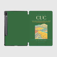 Thumbnail for Camilo Daza International Airport (CUC) design on green samsung tablet tablet case