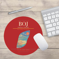 Thumbnail for Burgas Airport BOJ Mouse-Pad Round - Red