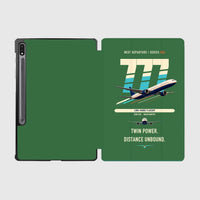 Thumbnail for Boeing 777-300ER design on green samsung tablet tablet case