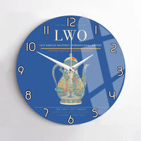 Thumbnail for Lviv Danylo Halytskyi International Airport LWO Wall-Clock No-Frame - Blue