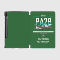 Thumbnail for Piper PA-28 Cherokee design on green samsung tablet tablet case