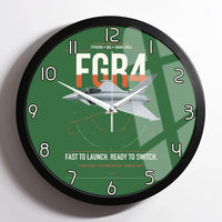 Thumbnail for Eurofighter Typhoon FGR4 design on green framed wall clock