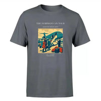 Thumbnail for VINTAGE G4421 - The Symphony On Tour - Premium T-Shirt design on gray premium t shirt