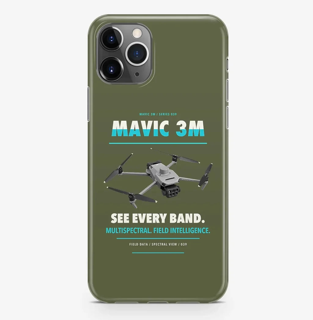 DJI Mavic 3 Multispectral Case ProMax design on green army iphone case promax