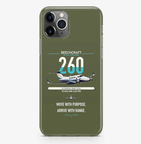 Thumbnail for Beechcraft King Air 260 design on green army magsafe iphone case, for iPhone Pro Max