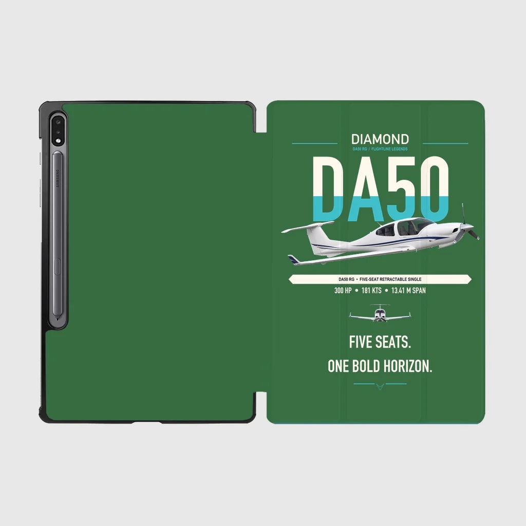 Diamond DA50 RG design on green samsung tablet tablet case