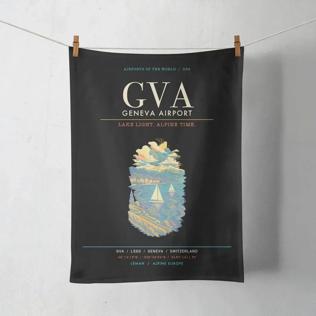 Geneva Airport GVA - Black