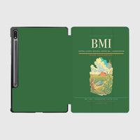 Thumbnail for Central Illinois Regional Airport (BMI) design on green samsung tablet tablet case
