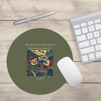 Thumbnail for VINTAGE G4323 - The Bicycle Shop Wings - Designed Mouse Pads design on greenarmy round