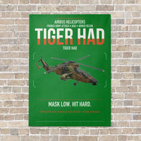 Thumbnail for Airbus Helicopters Tiger HAD vertical canvas print - no frame - green background