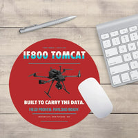 Thumbnail for Inspired Flight IF800 Tomcat design on red round mouse pad