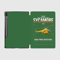 Thumbnail for Bristol Sycamore HR14 design on green samsung tablet tablet case