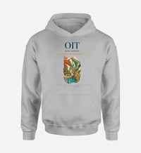 Thumbnail for Oita Airport (OIT) design on light gray hoodie single-side print