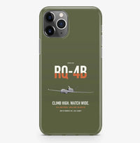 Thumbnail for RQ-4B Global Hawk design on green army magsafe iphone case, for iPhone Pro Max