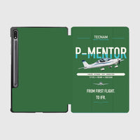 Thumbnail for Tecnam P-Mentor design on green samsung tablet tablet case