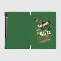 Thumbnail for Gravel Is Where The Story Starts design on green samsung tablet tablet case