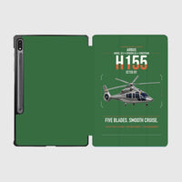 Thumbnail for Airbus H155 EC155 B1 design on green samsung tablet tablet case