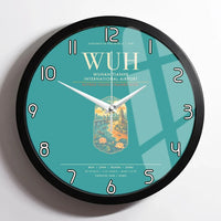 Thumbnail for Wuhan Tianhe International Airport WUH Wall-Clock Framed - Turquoise