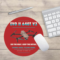 Thumbnail for Autel EVO II Dual 640T V3 design on red round mouse pad